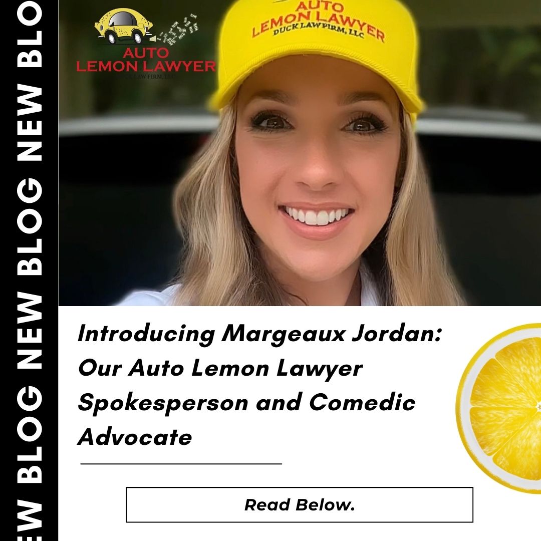 Introducing Margeaux Jordan: Our Auto Lemon Lawyer Spokesperson and Comedic Advocate