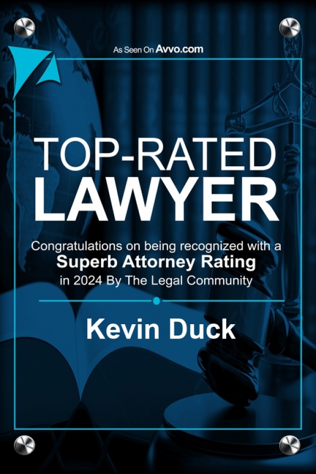 Kevin Duck of Auto Lemon Lawyer Named 2024 Avvo Top-Rated Lawyer