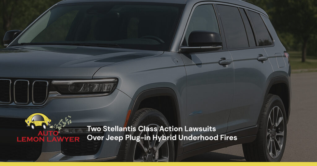 Two Stellantis Class Action Lawsuits Over Jeep Plug-in Hybrid Underhood Fires