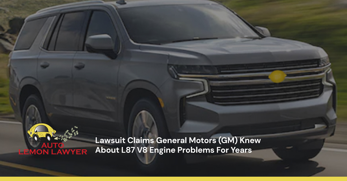 Lawsuit Claims General Motors (GM) Knew About L87 V8 Engine Problems For Years