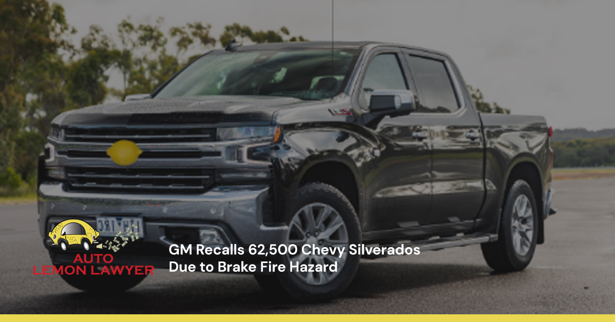 GM Recalls 62,500 Chevy Silverados Due to Brake Fire Hazard