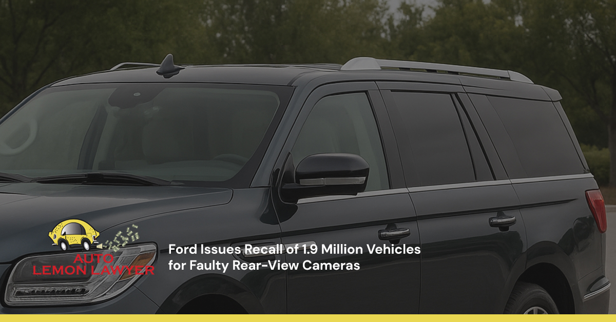 Ford Issues Recall of 1.9 Million Vehicles for Faulty Rear-View Cameras