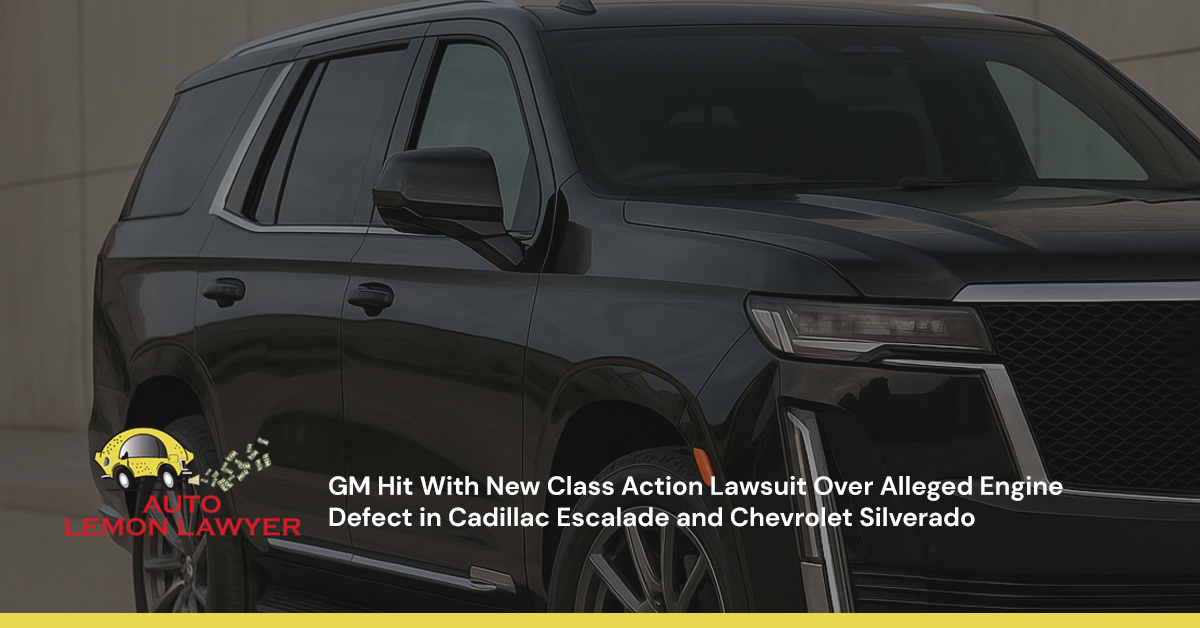 GM Hit With New Class Action Lawsuit Over Alleged Engine Defect in Cadillac Escalade and Chevrolet Silverado