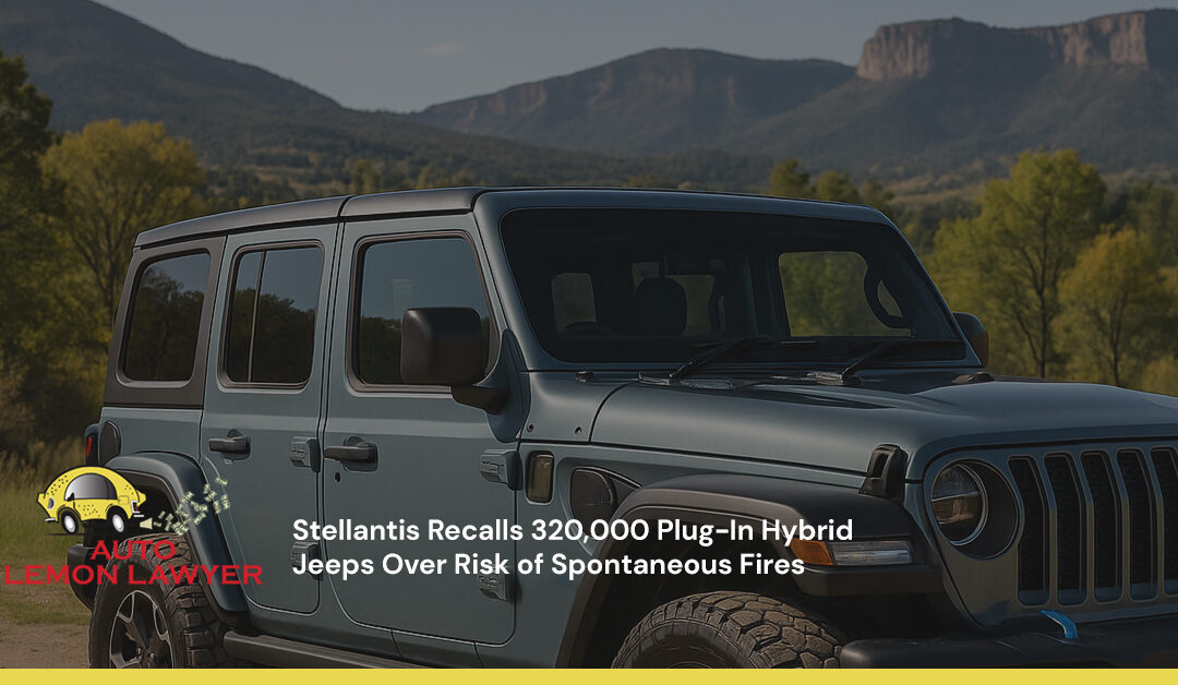 Stellantis Recalls 320,000 Plug-In Hybrid Jeeps Over Risk of Spontaneous Fires
