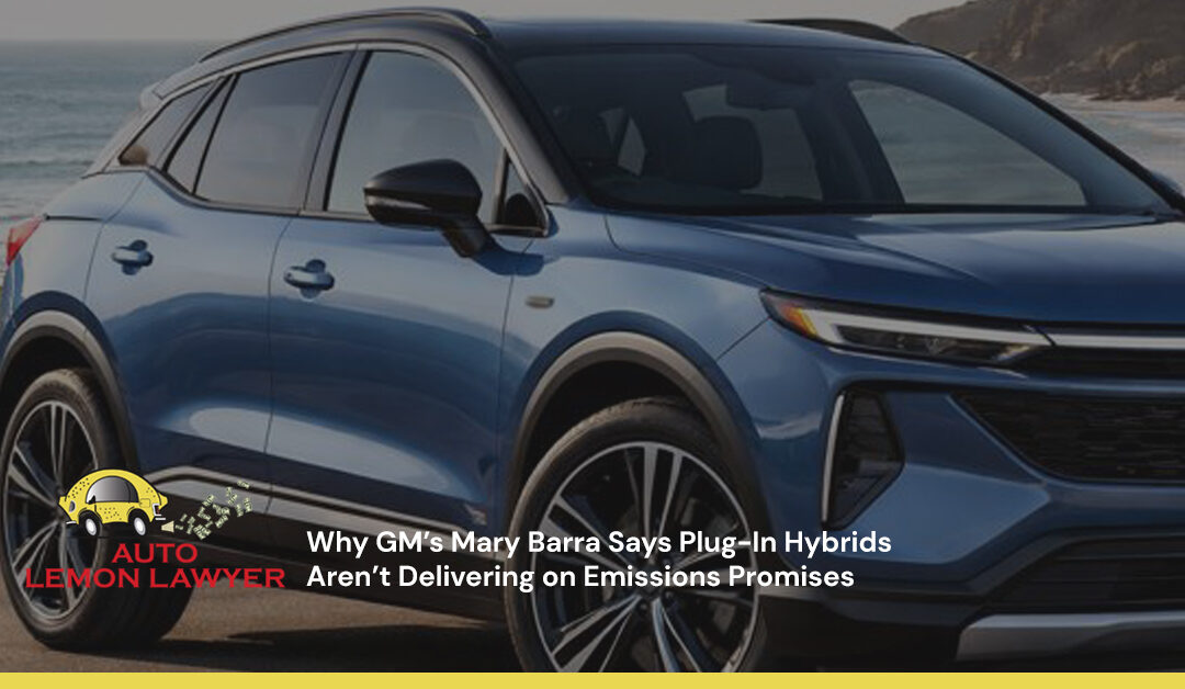 Why GM’s Mary Barra Says Plug-In Hybrids Aren’t Delivering on Emissions Promises