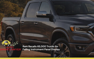 Ram Recalls 65,000 Trucks for Failing Instrument Panel Display
