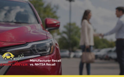 Manufacturer Recall vs. NHTSA Recall