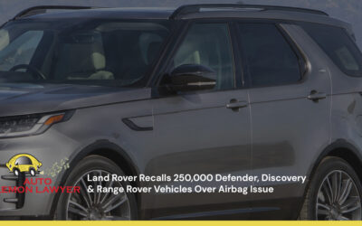 Land Rover Recalls 250,000 Defender, Discovery & Range Rover Vehicles Over Airbag Issue