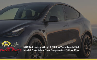 NHTSA Investigating 1.2 Million Tesla Model 3 & Model Y Vehicles Over Suspension Failure Risk