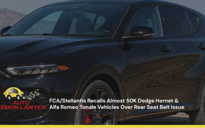 FCA/Stellantis Recalls Almost 50K Dodge Hornet & Alfa Romeo Tonale Vehicles Over Rear Seat Belt Issue