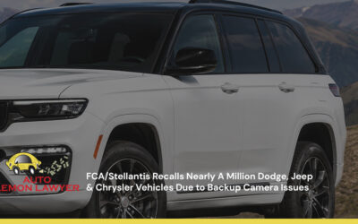 FCA/Stellantis Recalls Nearly A Million Dodge, Jeep & Chrysler Vehicles Due to Backup Camera Issues