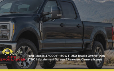 Ford Recalls 47,000 F-150 & F-250 Trucks Over 8-Inch SYNC Infotainment Screen / Rearview Camera Issues